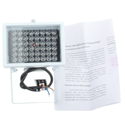 48 LED Auxiliary Light for CCD Camera, IR Distance: 50m (ZT-48W) , Size: 9x12.5x8cm 48 LED Auxiliary Light for CCD Camera, IR Distance: 50m (ZT-48W) , Size: 9x12.5x8cm